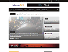 Tablet Screenshot of lajornadaweb.com.ar